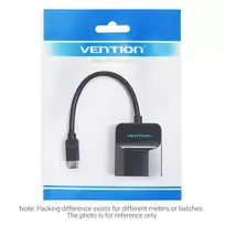 hdmi hdmi kabelis 15m - Vention ACYHB USB-C į HDMI adapteris 1080P Pilkas (Gray) 0.15m - 4 nuotrauka