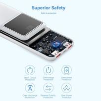 10000 power bank - Vention FHKW0, 10000mAh, 22.5W, baltas - 2 nuotrauka