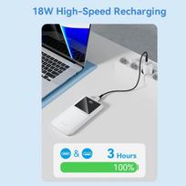 10000 power bank - Vention FHKW0, 10000mAh, 22.5W, baltas - 3 nuotrauka