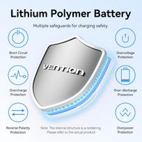 10000mah power bank - Vention FHZY0, 10000mAh, 22.5W, geltonas - 16 nuotrauka