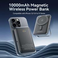 magnetinis usb - Vention FHNB0 10000 mAh 20W Juodas (Black) - 12 nuotrauka