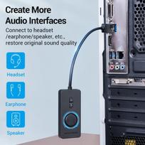 sound card - Vention CDRBB garso plokštė USB 0.15m - 7 nuotrauka