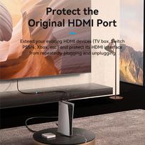hdmi hdmi female - Vention HDMI-A Male to HDMI-A Female 4K 2m Kabelis Juodas (Black) - 11 nuotrauka