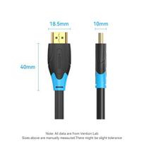 hdmi 4k 60hz - Vention HDMI kabelis 5m 4K 60Hz AACBJ Juodas (Black) - 6 nuotrauka