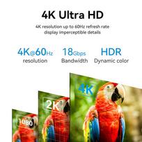 hdmi 4k 60hz - Vention HDMI kabelis 5m 4K 60Hz AACBJ Juodas (Black) - 20 nuotrauka
