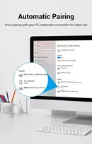 dongle - Bluetooth USB Adapter Vention CDSW0 5.0 White - 4 nuotrauka
