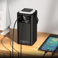 power bank 80000mah - Borofone BJ65B 80000mAh 22.5W Juodas (Black) - 3 nuotrauka