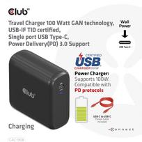 5v 12v usb - MOBILE TRAVEL CHARGER USB-C/100W CAC-1908EU CLUB3D - 9 nuotrauka