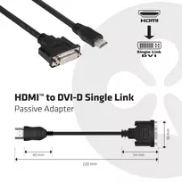 hdmi to dvi d - CLUB 3D CAC-HMD>DFD - 4 nuotrauka