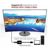 displayport vga kabeliai - CLUB 3D CAC-2013 - 3 nuotrauka