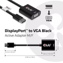 displayport vga kabeliai - CLUB 3D CAC-2013 - 5 nuotrauka