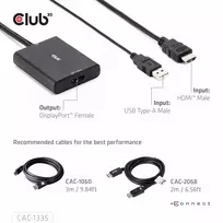 micro hdmi - CLUB 3D CAC-1335 - 8 nuotrauka