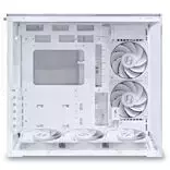 micro atx case - Lian Li O11 Dynamic Mini V2 Flow Baltas (White) - 6 nuotrauka
