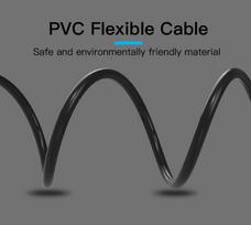 audio 3.5 mm cable - Vention 3.5mm Male to 2x RCA Male Audio Cable 2m Juodas (Black) - 11 nuotrauka