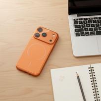 iphone orange - MAKE 17 Case with MagSafe for iPhone 13 Pro Max - Kosminis Oranžinis (Cosmic Orange) - 5 nuotrauka