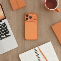 iphone orange - MAKE 17 Case with MagSafe for iPhone 13 Pro Max - Kosminis Oranžinis (Cosmic Orange) - 6 nuotrauka