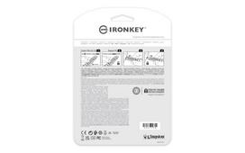 usb flash drive 3.2 - Kingston IronKey Keypad 200 128GB Mėlyna (Blue) - 6 nuotrauka