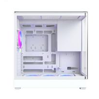 micro atx case - Montech KING 45 PRO Baltas (White) - 4 nuotrauka