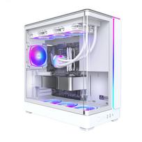 micro atx case - Montech KING 45 PRO Baltas (White) - 6 nuotrauka