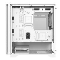 micro atx case - Kompiuterio korpusas Montech AIR 100 ARGB WH, skaidri/balta - 3 nuotrauka