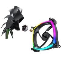 case fans 120mm 4 pin - Montech AX120 PWM ARGB 120mm Black - 2 nuotrauka