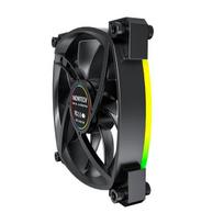 case fans 120mm 4 pin - Montech AX120 PWM ARGB 120mm Black - 3 nuotrauka