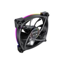 case fans 120mm 4 pin - Montech AX120 PWM ARGB 120mm Black - 5 nuotrauka