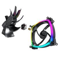 argb fan reverse - Montech RX120 PWM ARGB 120mm Juodas (Black) Korpuso Ventiliatorius - 2 nuotrauka