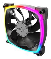 argb fan reverse - Montech RX120 PWM ARGB 120mm Juodas (Black) Korpuso Ventiliatorius - 5 nuotrauka