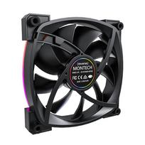 korpuso ausintuvas - Montech RX140 PWM Black (juodas) - 4 nuotrauka
