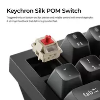 klaviatura 8k - Keychron Q3 Ultra Wireless Juodas (Black) [Q3U-M1] - 7 nuotrauka