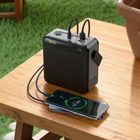 hoca - Hoco J161 80000mAh, 22.5W + PD20W Juodas (Black) - 4 nuotrauka