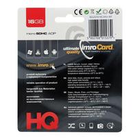 atminties korteles 4k - IMRO MicroSDHC 16GB Class 10 UHS-I + SD Adapter - 2 nuotrauka