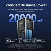 isorine baterija 20000mah 100w - Vention FKCH0, 20000mAh, 100W - 2 nuotrauka