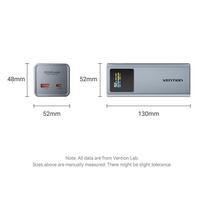 isorine baterija 20000mah 100w - Vention FKCH0, 20000mAh, 100W - 13 nuotrauka