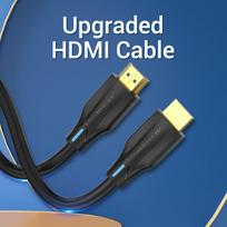hdmi cable 8k 120hz - Vention HDMI 2.1 kabelis AANBF 1m 8K Juodas (Black) - 14 nuotrauka