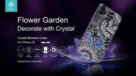 Devia "Crystal Bloosom Back Case iPhone X" Black