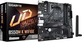 amd processor am4 - Gigabyte B550M K WIFI6E - 3 nuotrauka
