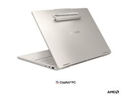 lenovo yoga - Lenovo Yoga 7 2-in-1 16AGP11, AMD Ryzen AI 7 445, 16 GB, 512 GB, 16", OLED, Seashell (Smėlio spalvos) - 8 nuotrauka