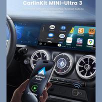 apple adapteris - Carlinkit Mini Ultra3 Belaidis CarPlay/Android Auto adapteris juodas (Black) - 3 nuotrauka