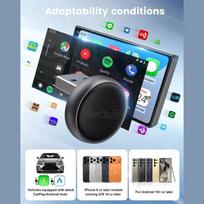 apple adapteris - Carlinkit Mini Ultra3 Belaidis CarPlay/Android Auto adapteris juodas (Black) - 4 nuotrauka