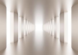 Fototapetas Artgeist Sunny Tunnel XLFT1853SAM, 175 cm x 175 cm