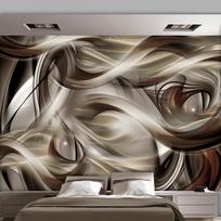 Fototapetas Artgeist Brown Revelry XLFT700SAM, 175 cm x 175 cm