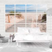 Fototapetas Artgeist Window & beach XLNEW011315, 175 cm x 250 cm