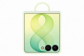 samsung telefonai - Samsung Silicone Magnetic Cover with Ring Galaxy Z Flip 8 Mint (Mint) - 3 nuotrauka