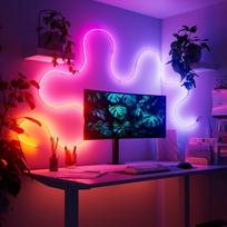 led juosta 5m - Nanoleaf N7206K02-1LS Išmanusis daugiaspalvis virvinis šviesos juostos 5m - 6 nuotrauka