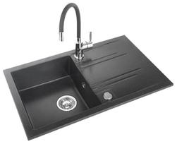 maisytuvo snapas - Ferro Snapas maišytuvams ELASTICO, Juodas (Black) - 3 nuotrauka