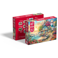 puzzle 2000 - Cherry Pazzi Forest Cascade 50149, 2000 det. - 3 nuotrauka