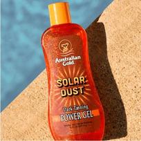 australian gold - Australian Gold Solar Dust Dark Tanning Power Gel Įdegio gelis su blizgesiu, 237 ml - 4 nuotrauka