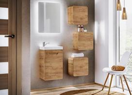 spintele praustuvui azuolo - Vonios spintelė COMAD ARUBA CRAFT 826 FSC, ąžuolo - 2 nuotrauka